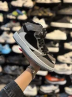 کتونی زنانه ترويس ساقدار طوسی - Image 3