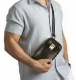 کيف دوشی مردانه چرم طبیعی آگرين