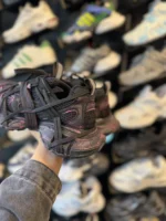 کتوني اسپايدری زنانه مشکی صورتی - Image 4