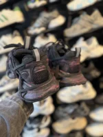 کتوني اسپايدری زنانه مشکی صورتی - Image 3