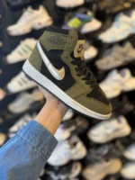 جردن وان ساقدار سبز مشکی - Image 4