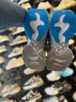 کتونی مردانه ديلاکس اديداس آبی سبز - Image 4