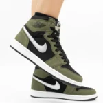 جردن وان ساقدار سبز مشکی