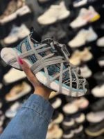 کتونی اسپايدری زنانه مشکی آبی - Image 3