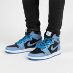 کتونی مردانه جردن وان ساقدار مشکی آبی