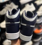 کتونی ساقدار جردن وان سفيد سرمه ای - Image 4