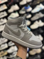 کتونی ساقدار جردن وان سفيد طوسی - Image 3