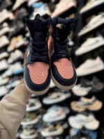 کتونی زنانه جردن وان ساقدار سرمه ای صورتی - Image 2