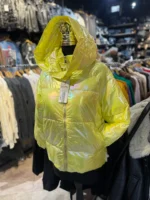 کاپشن زنانه پفکی براق - Image 3