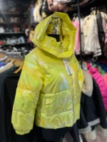 کاپشن زنانه پفکی براق - Image 4