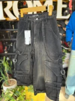 شلوارک بگ شش جيب ذغالی - Image 2