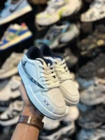 کتونی زنانه ترويس نورث فيس سفيد سرمه ای - Image 4