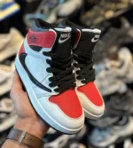 کتونی زنانه ترويس ساقدار قرمز سفيد - Image 2