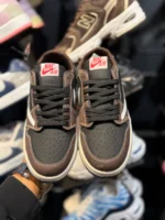 کتونی ترويس مشکی قهوه ای - Image 5