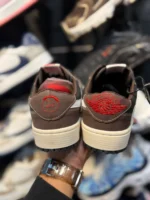 کتونی ترويس مشکی قهوه ای - Image 3