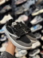 کتونی ترويس طوسی مشکی - Image 2