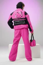 ست دخترانه سه تيکه کاپشن شلوار - Image 4