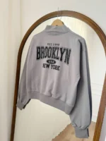 ست دخترانه دورس نيم زيپ شلوار بروکلين - Image 3