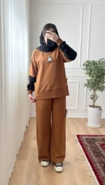 ست دخترانه دورس شلوار لبوبو - Image 4