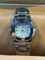 ساعت زنانه طرح پتک فيليپ نقره ای صفحه سفيد - Image 2