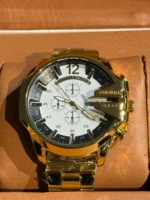 ساعت مردانه طرح ديزل طلايی - Image 3