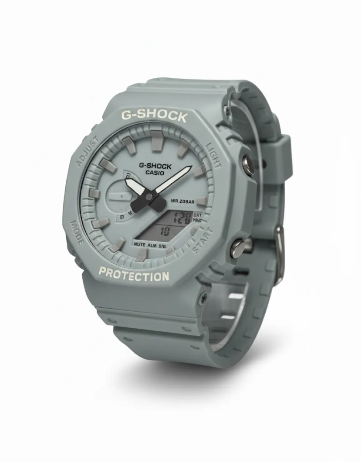 IMG_4247 ساعت اسپرت طرح2100 جی شاک طوسی - Image 1