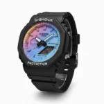 ساعت طرح2100 جی شاک مشکی صفحه رنگی