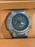 ساعت طرح جی شاک 2100 صفحه شفاف بنفش تيره - Image 3