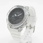 ساعت طرح جی شاک 2100 صفحه شفاف سفيد