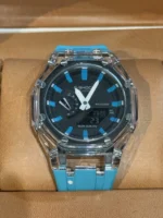 ساعت جی شاک 2100 صفحه شفاف آبی - Image 3