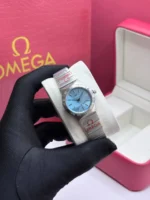 ساعت امگا کانسليشن زنانه صفحه آبی - Image 2