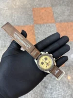 ساعت مچی امگا سواچ قهوه ای - Image 2