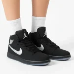 کتونی جردن ساقدار مشکی مات