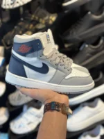 کتانی ساقدار طوسی سرمه ای - Image 5