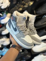 کتانی ساقدار طوسی سرمه ای - Image 3