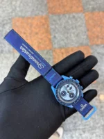 ساعت مچی امگا سواچ آبی - Image 3