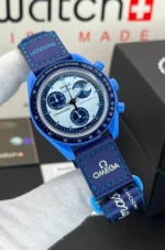 ساعت مچی امگا سواچ آبی - Image 2