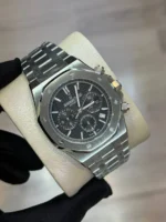 ساعتAP کرنو نقره ای صفحه مشکی زنانه - Image 2