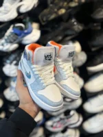 کتونی دراگون ساقدار آبی نارنجی - Image 4