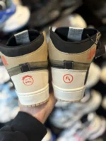 کتونی جردن ساقدار کرم قهوه ای - Image 4