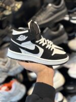 کتونی ساقدار مشکی سفيد - Image 2