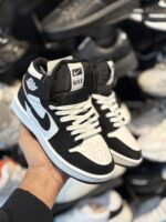 کتونی ساقدار مشکی سفيد - Image 4