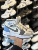 کتونی جردن ساقدار طوسی آبی - Image 2