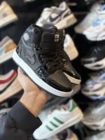 جردن ساقدار مشکی ورنی زيره سفيد - Image 2