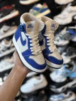 کتونی جردن ساقدار نگين دارآبی - Image 3