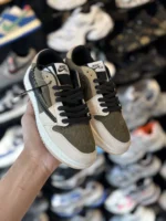 کتونی ترويس کرم قهوه ای - Image 2