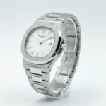 ساعت استيل مردانه طرح پتک فيلپ نقره ای صفحه سفيد