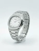 ساعت استيل مردانه طرح پتک فيلپ نقره ای صفحه سفيد