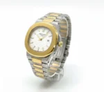 ساعت استيل زنانه طرح پتک فيليپ نقره ای طلايی