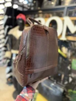 کوله چرم طبيعی داريا قهوه ای - Image 3